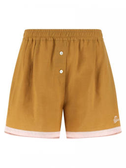 Marni - Yellow Linen shorts