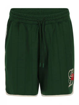 Drole De Monsieur - Green Embroidered Shorts