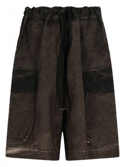 Uma Wang - Brown Abstract Shorts