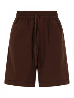 Drole De Monsieur - Brown Solid Shorts