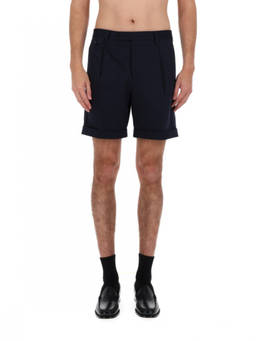 Lardini - Dark Blue Solid Shorts