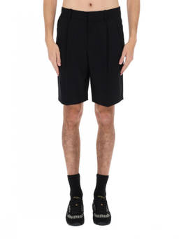 BALMAIN - Black Solid Shorts