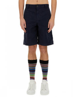 Ps By Paul Smith - Navy Blue Solid Shorts