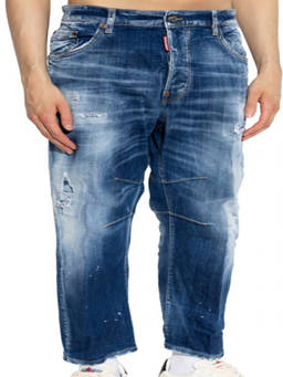 Dsquared2 - Blue Mid Rise Jeans