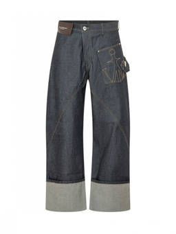 JW Anderson - Indigo Blue Loose Jeans