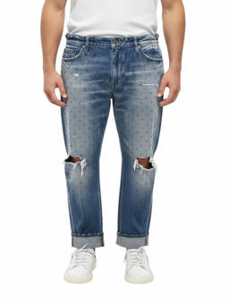 Dsquared2 - Navy Blue Mid Rise Jeans