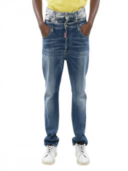 Dsquared2 - Navy Blue High Rise Jeans