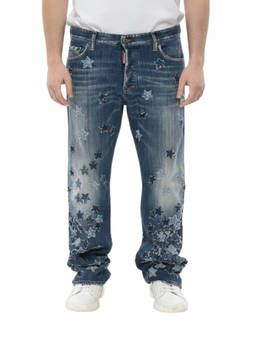 Dsquared2 - Blue Mid Rise Jeans