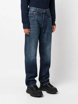 Department 5 - Dark Blue Straight Leg Denim Jeans