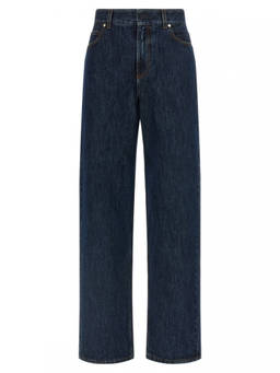 Fendi - Blue FF padded jeans