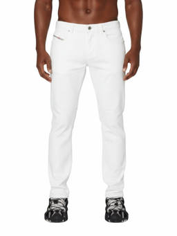 Diesel - White Slim Solid Jeans