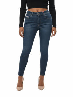Diesel - Blue Skinny High Rise Jeans