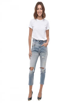 Diesel - Sky Blue Straight High Rise Jeans