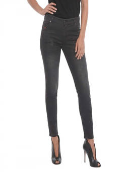 Diesel - Black Skinny High Rise Jeans