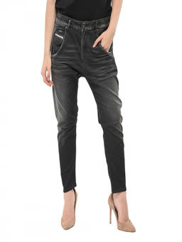 Diesel - Black Skinny High Rise Jeans