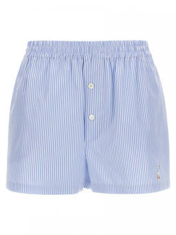 Moschino - Light Blue Poplin shorts