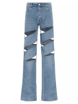 Coperni - Light Blue Spiral jeans