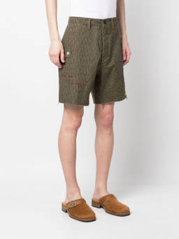 President's - Brown Camouflage print shorts