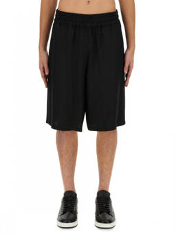 Moschino - Black Solid Shorts