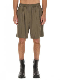 Helmut Lang - Green Solid Shorts