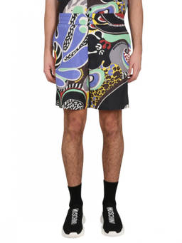 Moschino - Multicolor Abstract Shorts