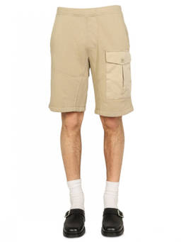 Ten C - Beige Solid Shorts