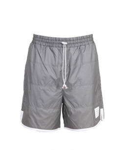 Thom Browne - Light Grey Solid Shorts