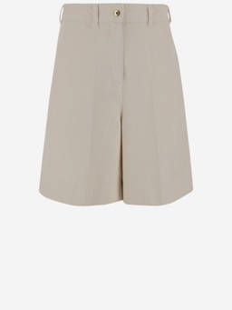 Patou - Beige Denim Bermuda Shorts