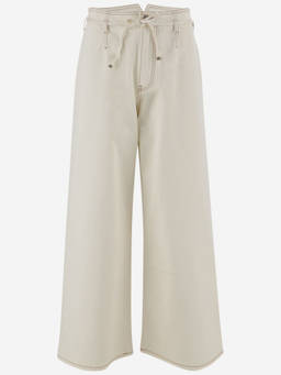 Etro - White Wide-Leg Jeans