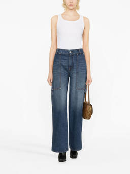 Stella McCartney - Blue Wide Leg Denim Jeans