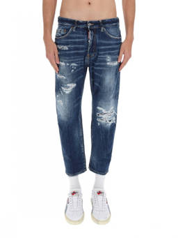 Dsquared2 - Blue Mid Rise Jeans