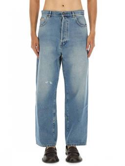 Moschino - Blue Mid Rise Jeans