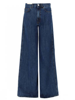 Pt Torino - Denim Flared High Rise Jeans