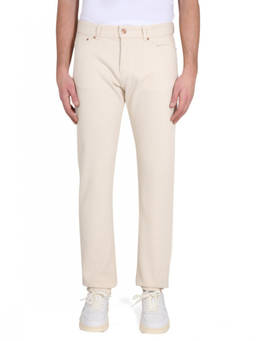 Aspesi - Off White Straight Jeans