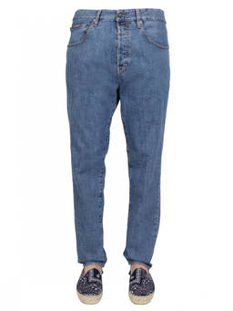 Lardini - Blue Mid Rise Jeans