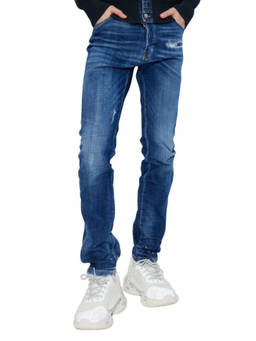 Dsquared2 - Blue Straight High Rise Jeans