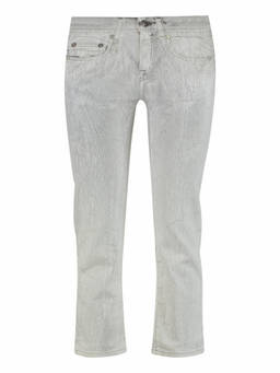 R13 - Grey Straight Mid Rise Jeans
