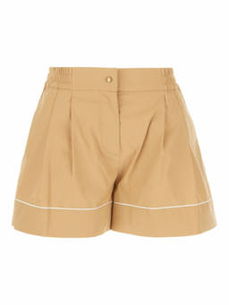 Moncler - Beige Solid Shorts