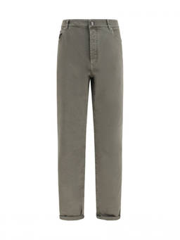 Brunello Cucinelli - Green Mid Rise Jeans
