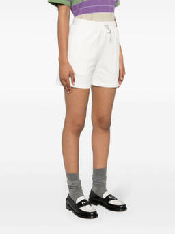 Parosh - White Striped Jersey Shorts