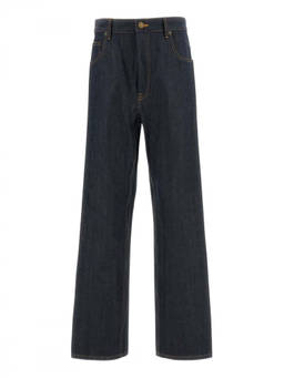 Thom Browne - Dark Blue Mid Rise Jeans
