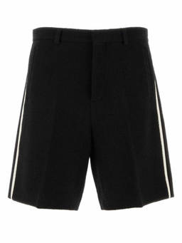Gucci - Black Boucle Bermuda Shorts