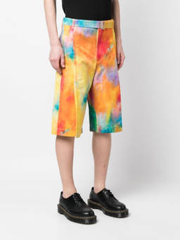 Etudes - Multicolor Tie-dye Print Shorts