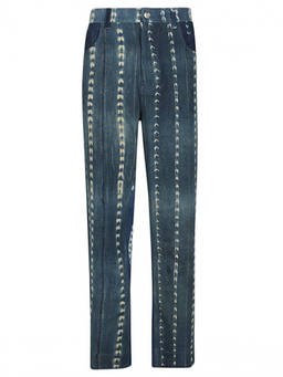 Wales Bonner - Blue Miles Tie-Dye Denim Jeans