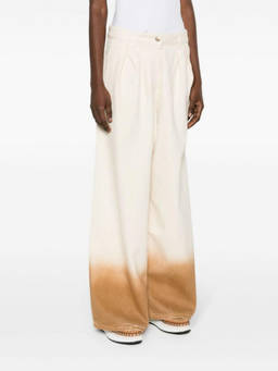 Alanui - White Bright Hues Denim Cotton Jeans