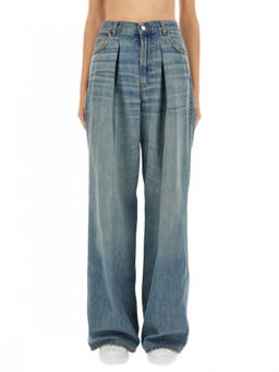 Haikure - Blue Loose High Rise Jeans