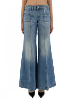 Diesel - Denim Flared High Rise Jeans