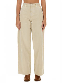 Marant Etoile - Light Brown Straight High Rise Jeans