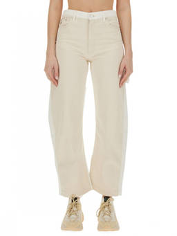 Stella McCartney - White Relaxed High Rise Jeans