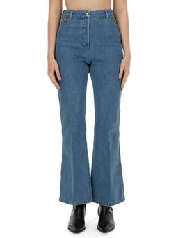 Patou - Denim Flared High Rise Jeans